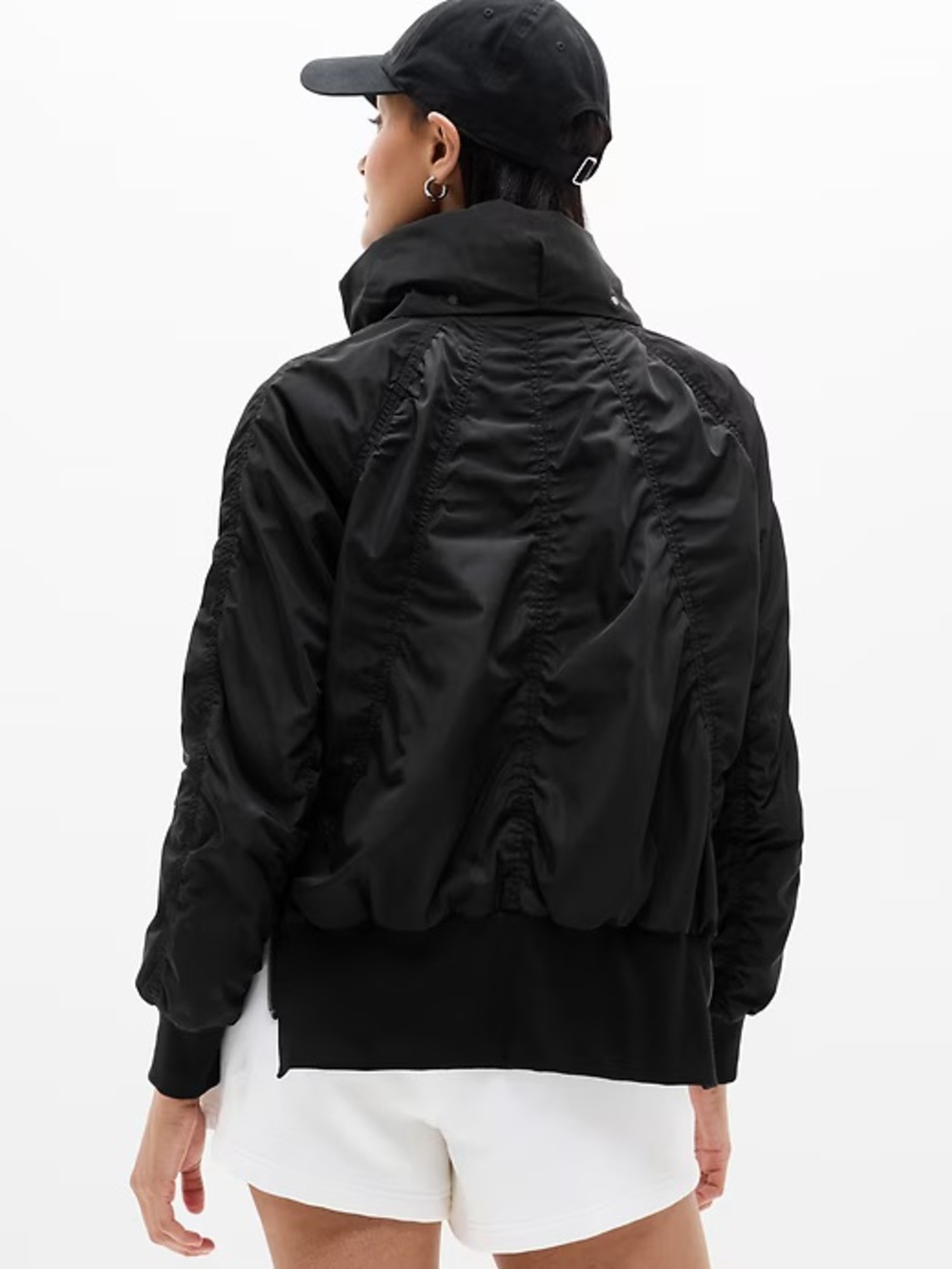 Athleta Black Jetset Bomber - Picture 3 of 15